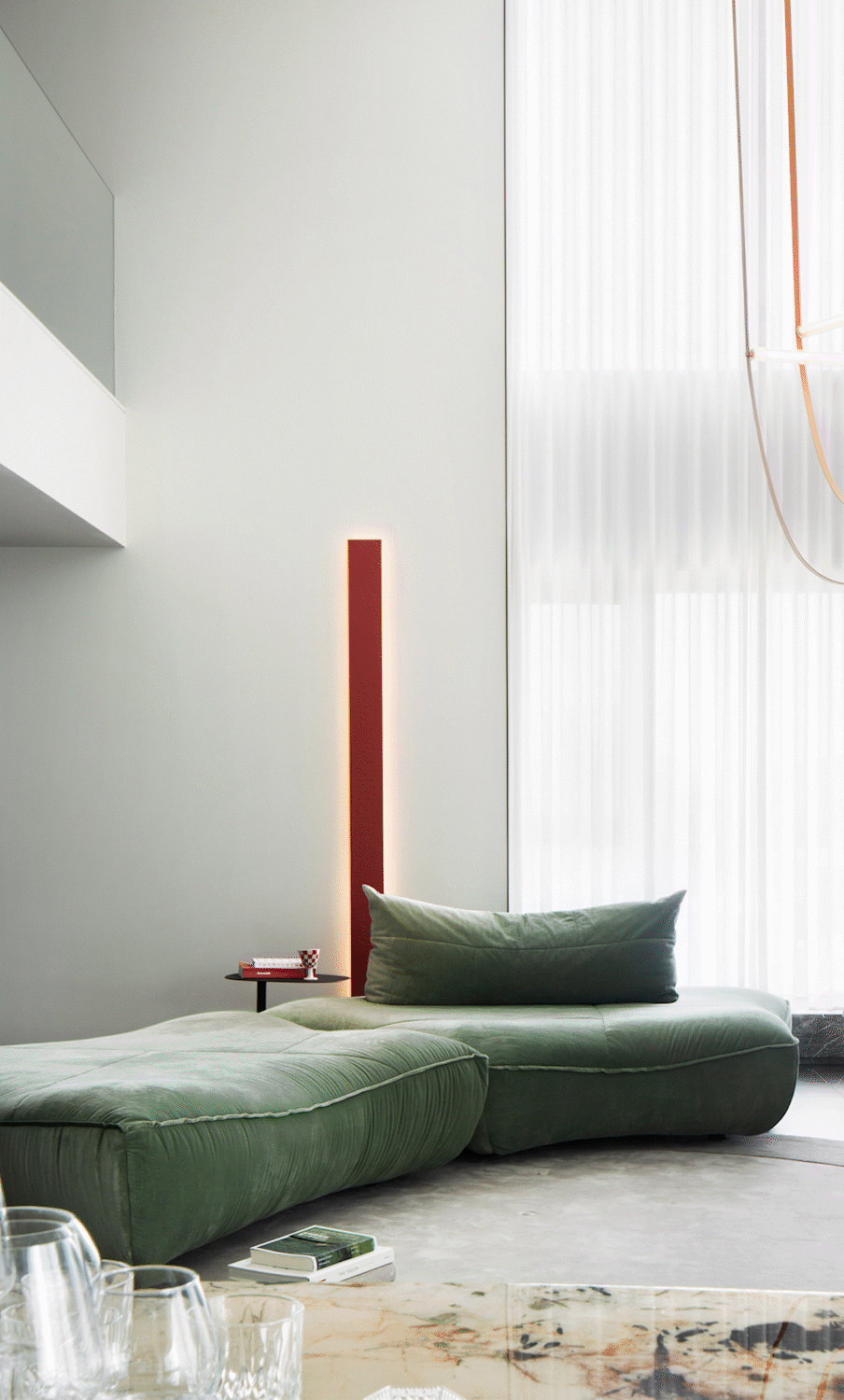420㎡ modern private house, landscaping into the room, enjoying the