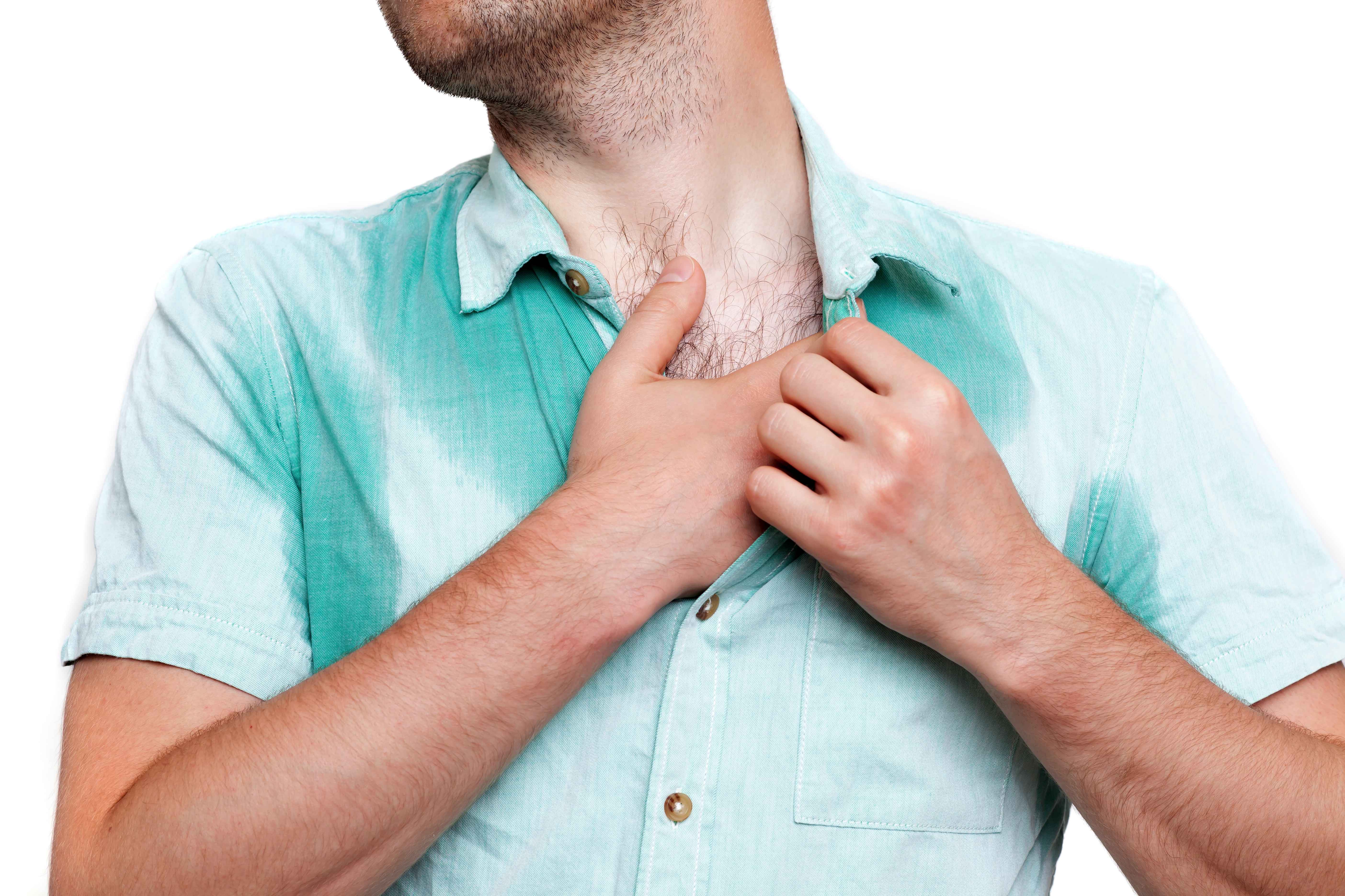 Abnormal sweating, in addition to being related to thyroid disease