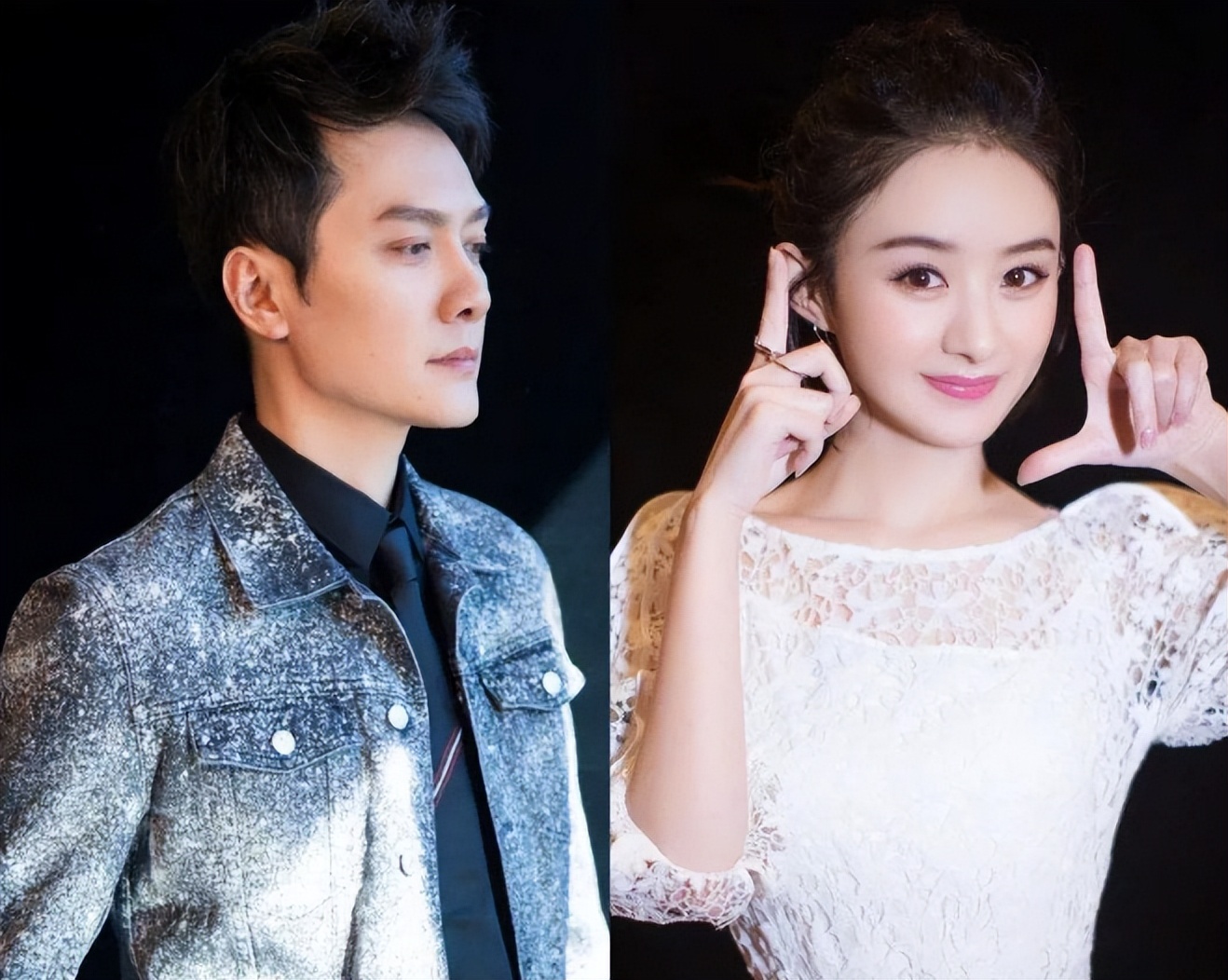 It was exposed that Feng Shaofeng and Zhao Liying reunited! Wearing the ...