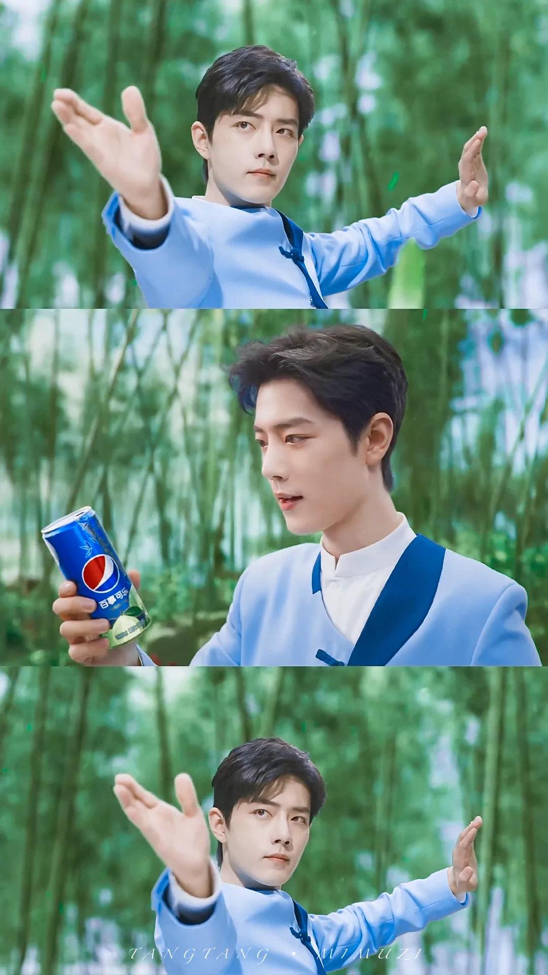 Congratulations to Xiao Zhan for the spokesperson of Pepsi iNEWS