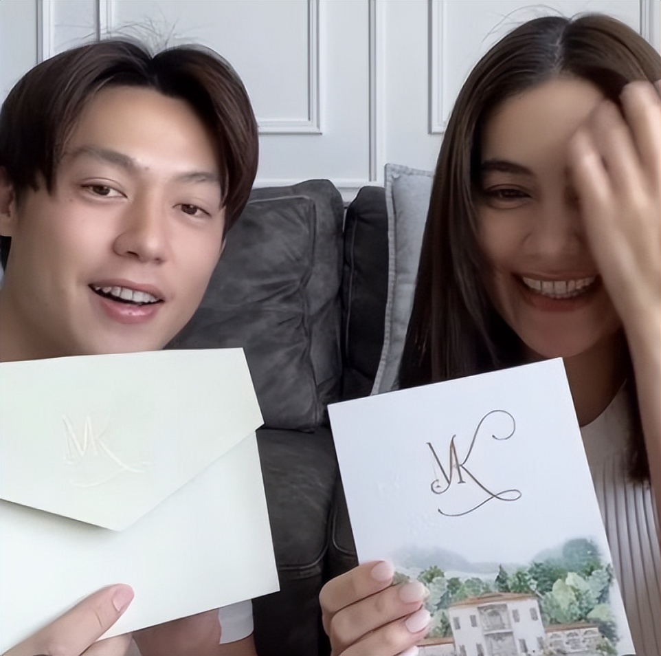 婚禮倒計時,泰星Mark-Kimberley公布婚禮邀請函 - 頭條匯