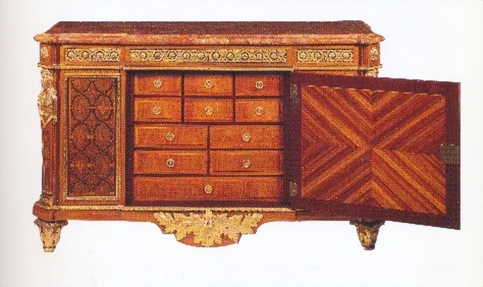 Some classic chest of drawers styles of French Louis XVI period of Western antique furniture iNEWS