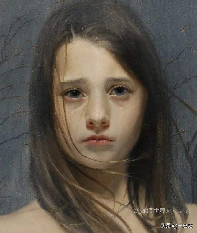 The eye of the mind.Psychological painter's painting is full of ...