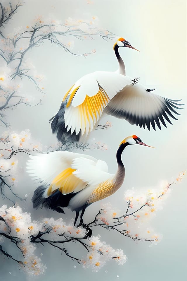 美圖欣賞——仙鶴 - 資訊咖
