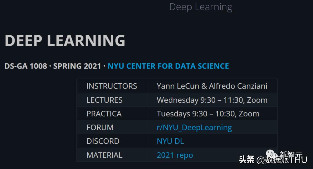 AI master LeCun's deep learning open class is here!40,000 words dry ...