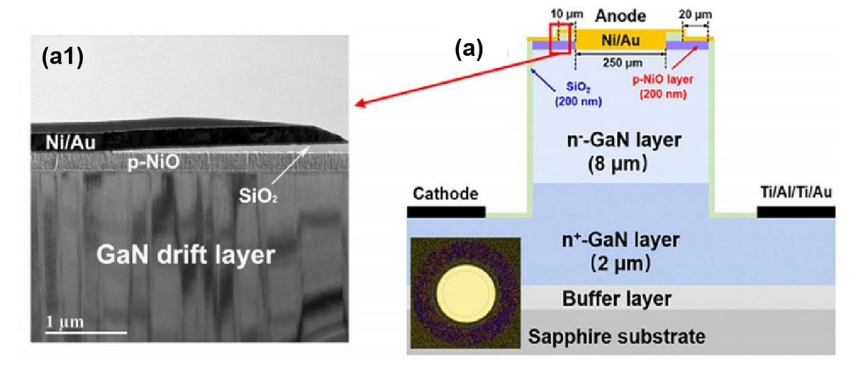 The latest achievements show GaNbased Schottky diodes with high