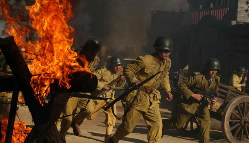 As a soldier, dare to swear to the sky, the Japanese invaders will die ...