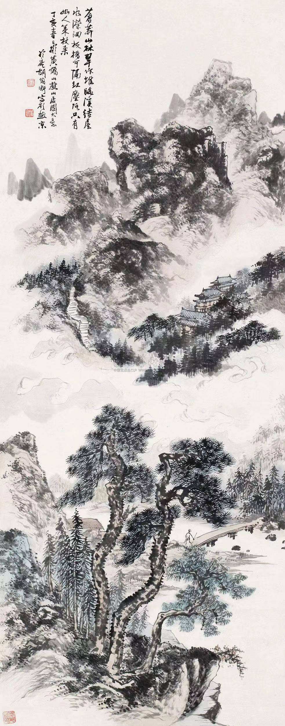 Appreciation of Hu Peiheng's Landscape Paintings - iNEWS