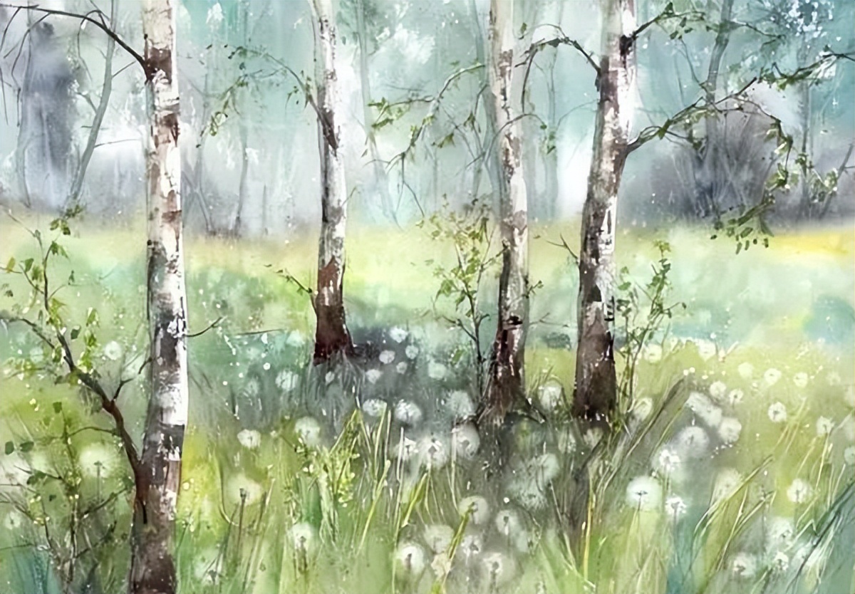 The secluded beauty of the forest of Polish painter Malgorzata ...