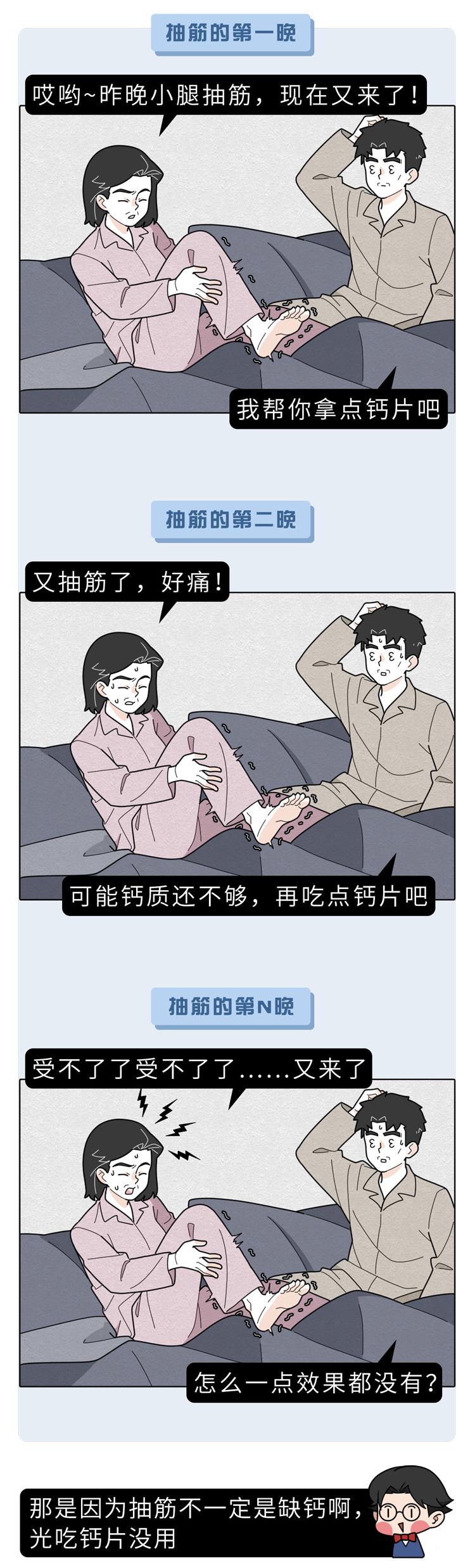 Suddenly leg cramps while sleeping, don't think it's calcium deficiency