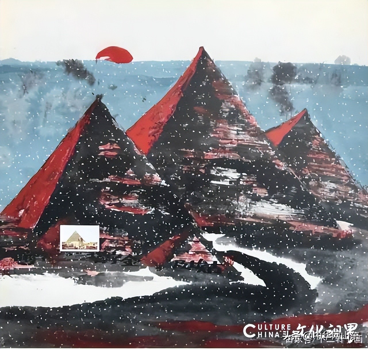 Famous painter Qi Peng completed the artistic leap to the opposite ...
