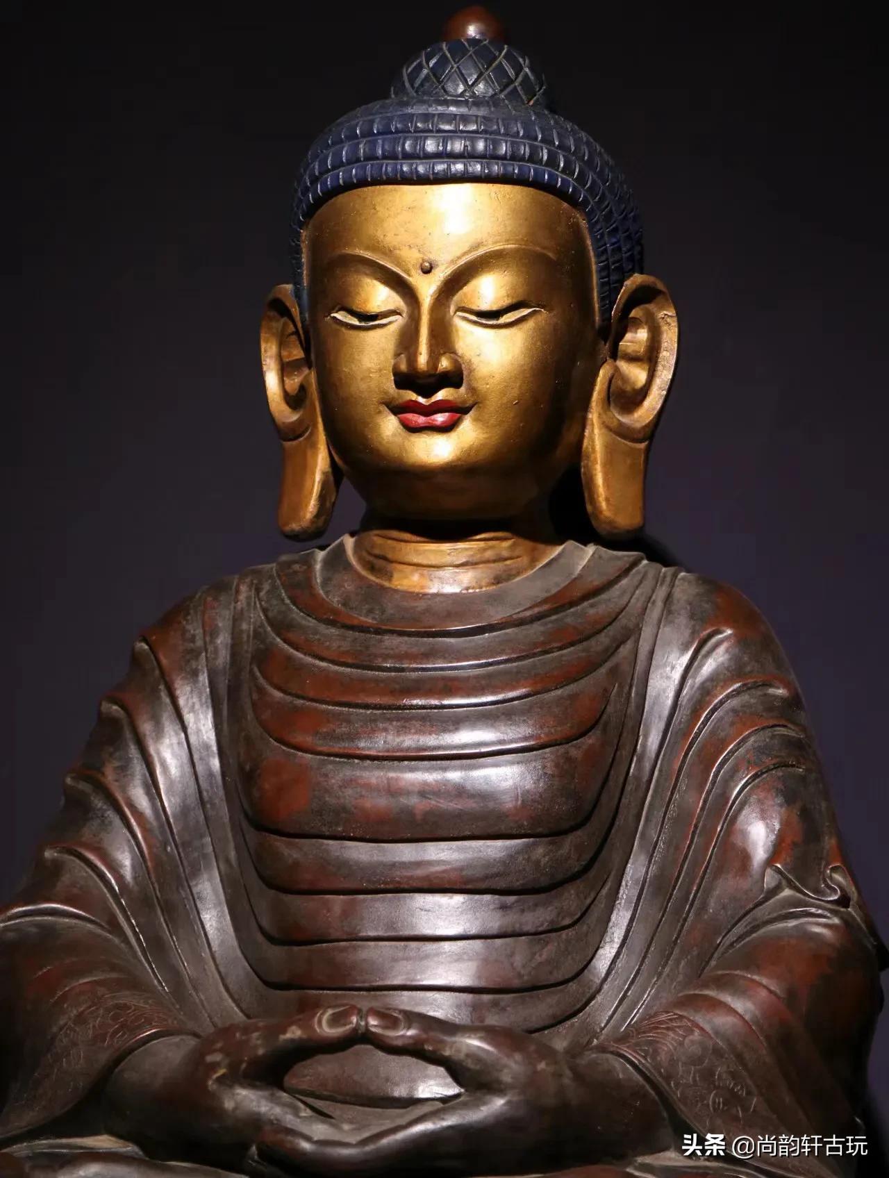 Gilt bronze, statue of Tathagata of the Sun iNEWS