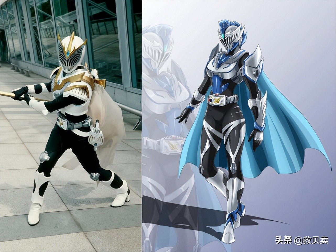 Kamen Rider: 6 knights designed by fans, the sea prince is elegant and  handsome, and Groudon is domineering - iNEWS, image size:1282x962