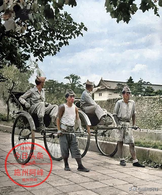 老照片：日本投降後士兵在街頭乞討，日本慰安婦為美軍服務