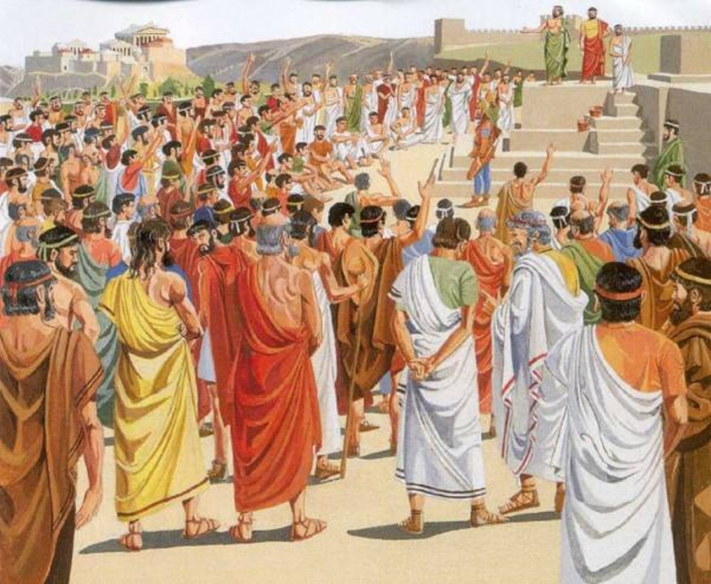 Why was Athenian democracy implemented in Greece in the 5th century BC ...