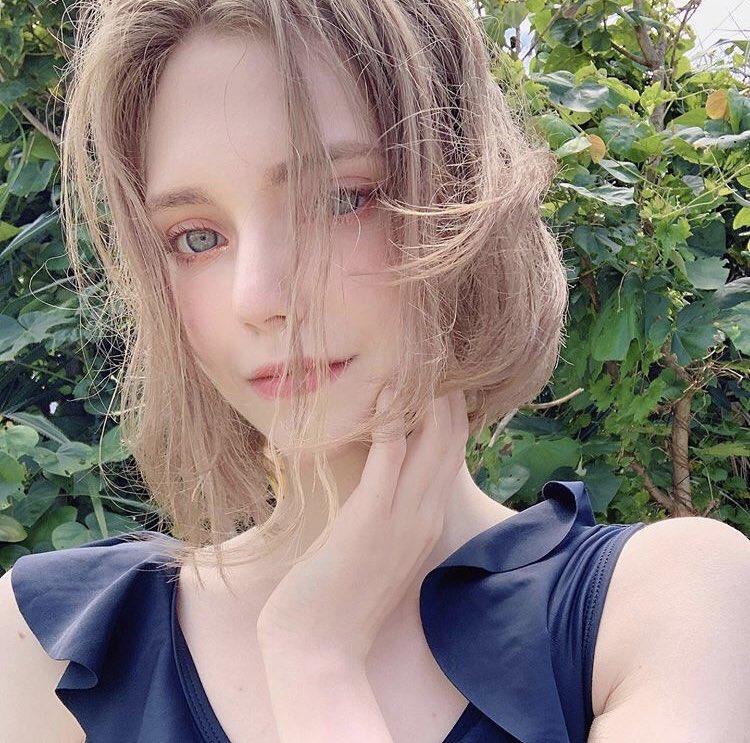 The 21-year-old German model became popular all over Asia with her 