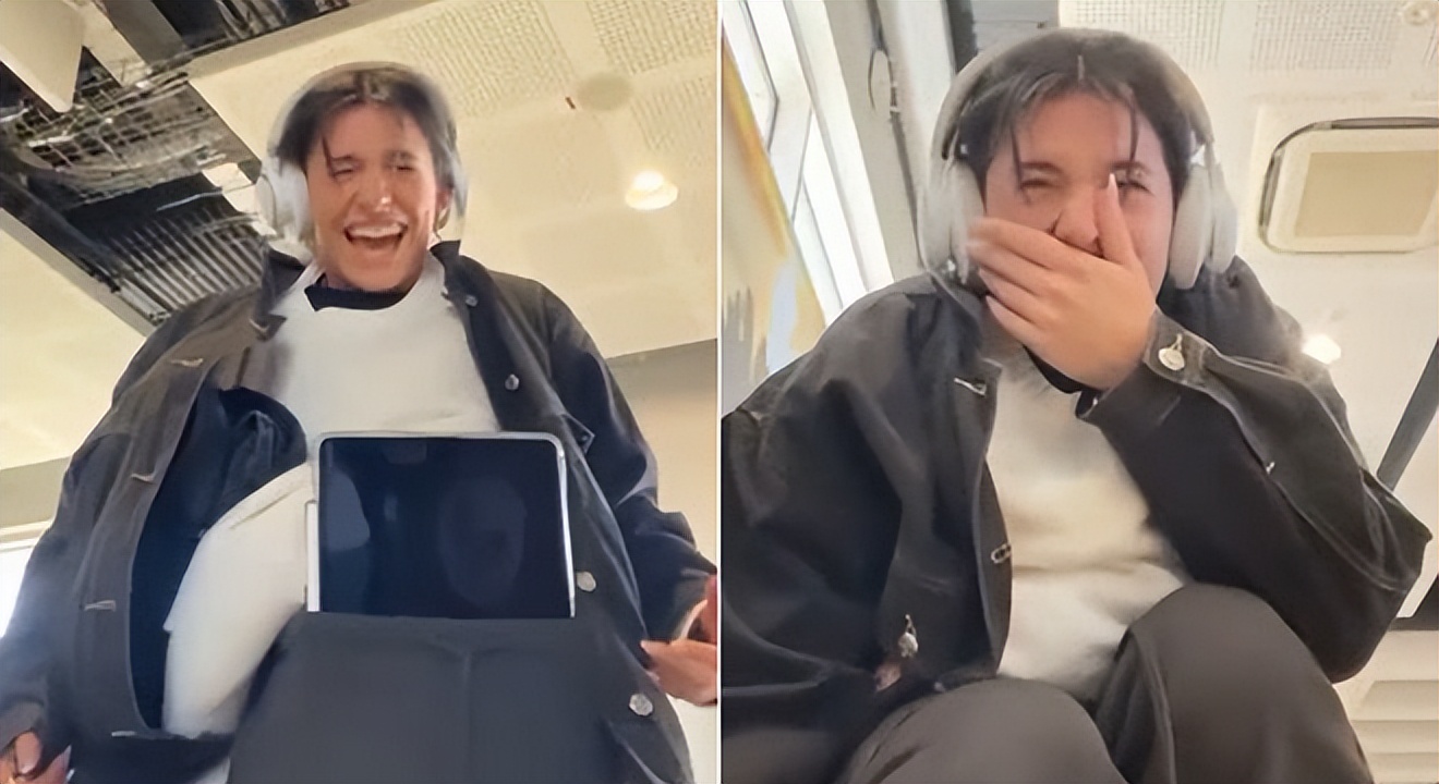 Overweight carryon luggage, two girls did this iNEWS