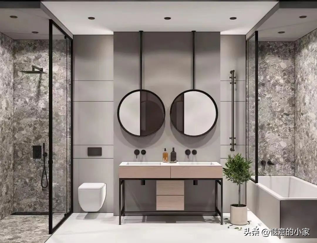 The bathroom is separated from wet and dry, which is really outdated