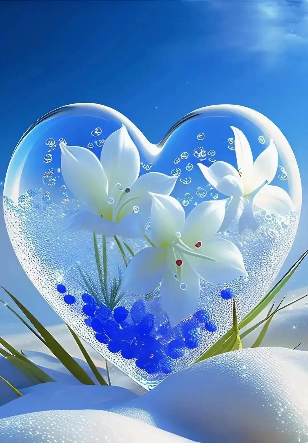 When the lily blooms, there is no guessing between two hearts, and