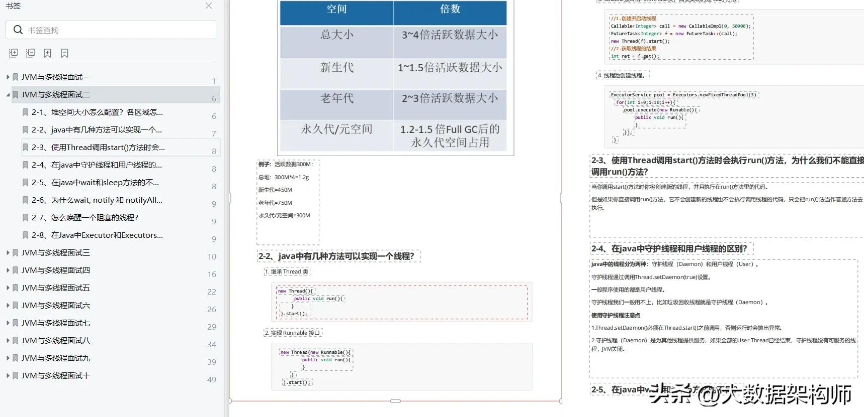 Ali p8 interviewer's java interview artifact! 80 questions about jvm