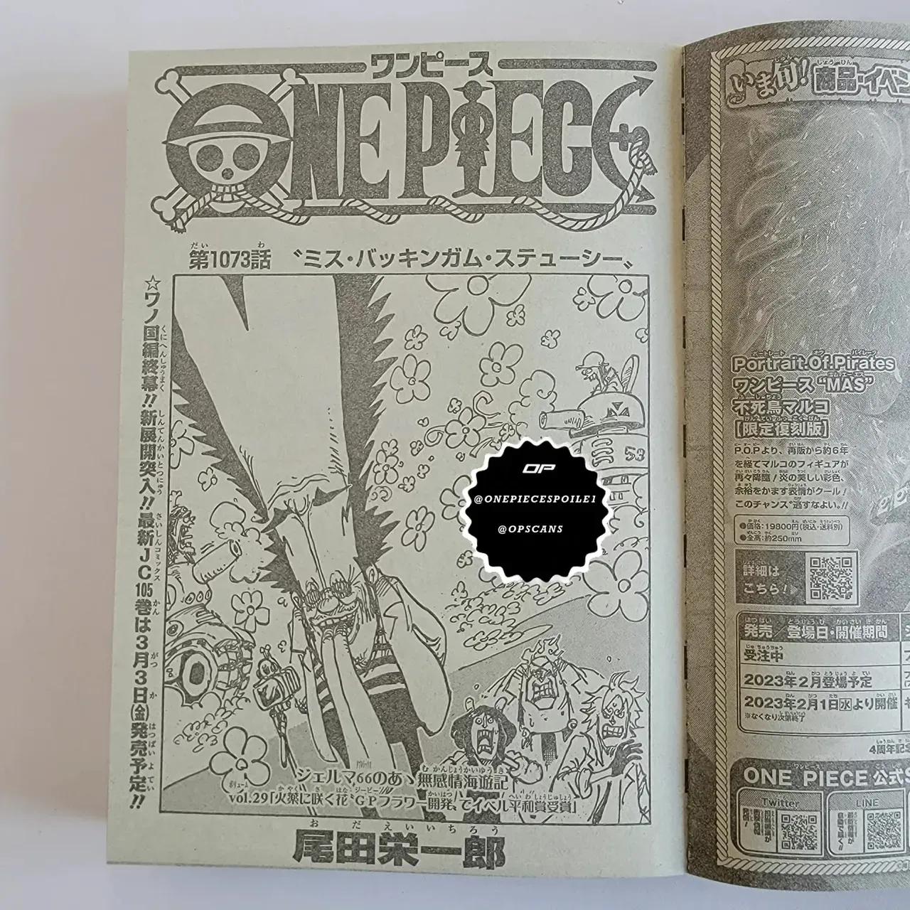 One Piece Chapter 1073 Information Explosion, the abilities of the