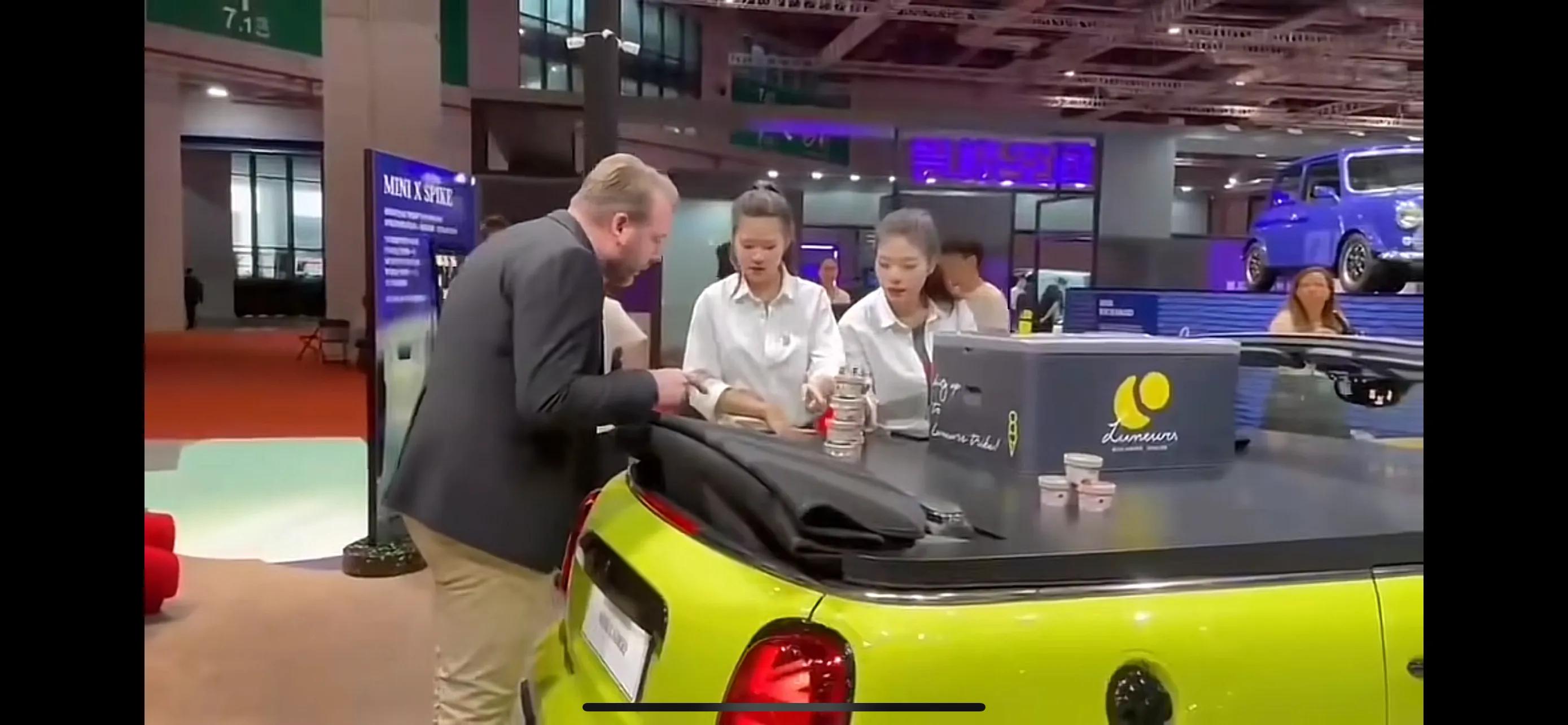 Let me also talk about the fact that BMW does not give out ice cream to