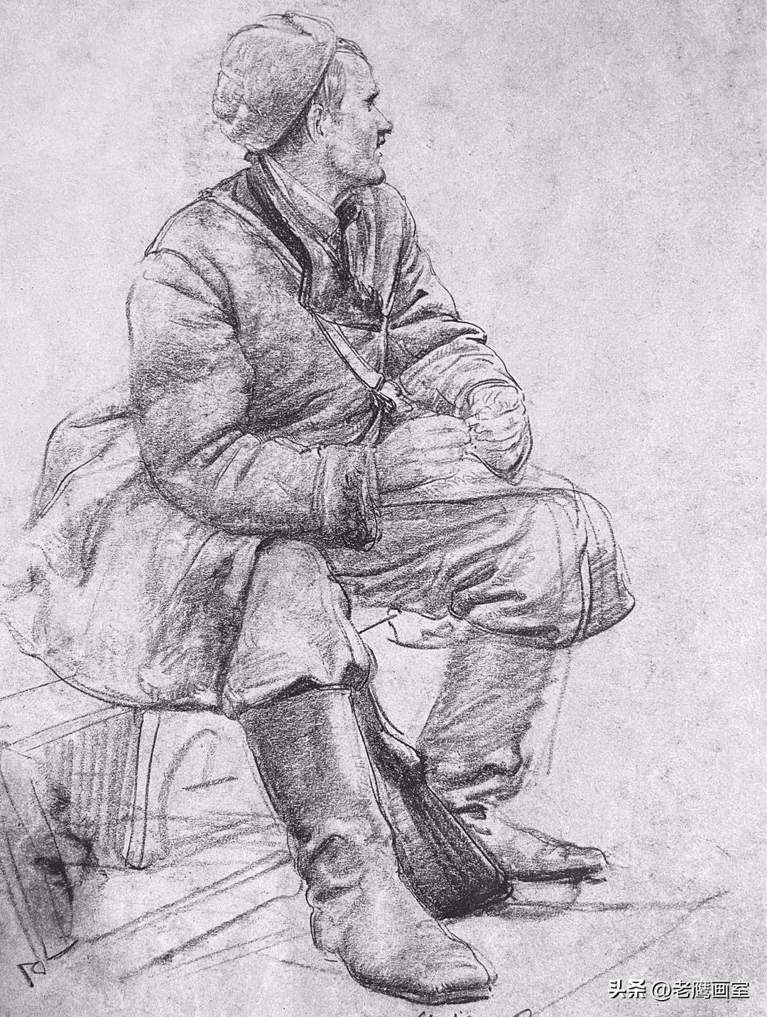 Russia's outstanding genius painter, Solomin's sketch works! - iMedia