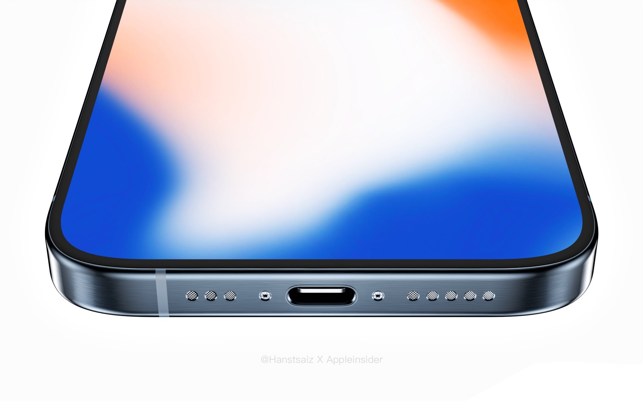 The latest rendering of the iPhone 15Pro: the lens is larger and more ...