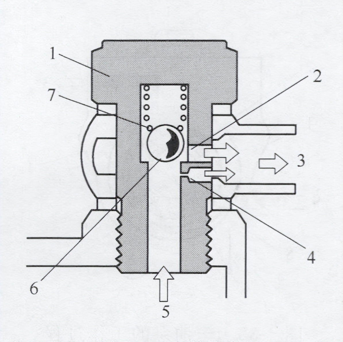 The fuel injection pump overflow valve spring is broken, and the fuel ...