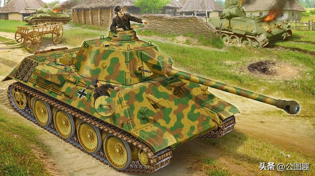 Why were German tanks painted gray while Soviet tanks were painted