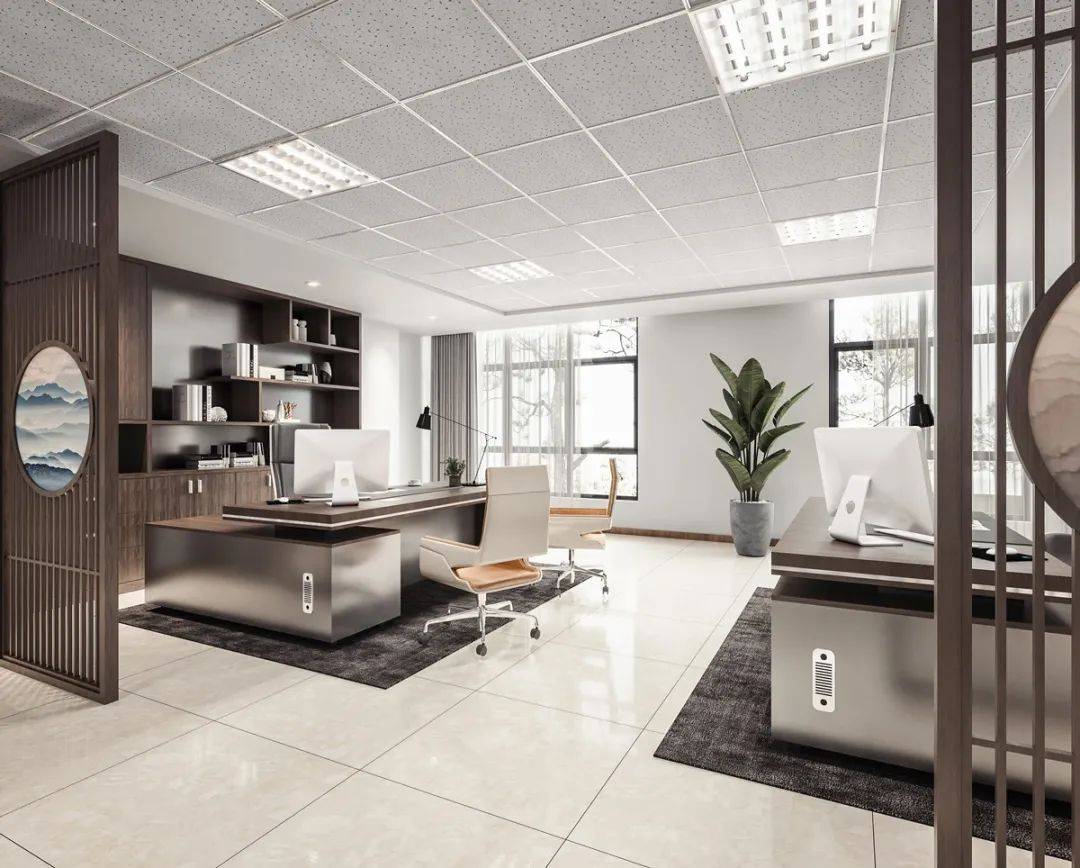 What are the characteristics of Chinese office decoration style ...