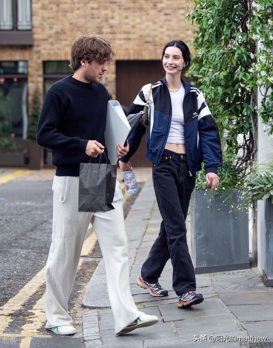 Meadow-Walker and her husband appeared on the streets of London ...