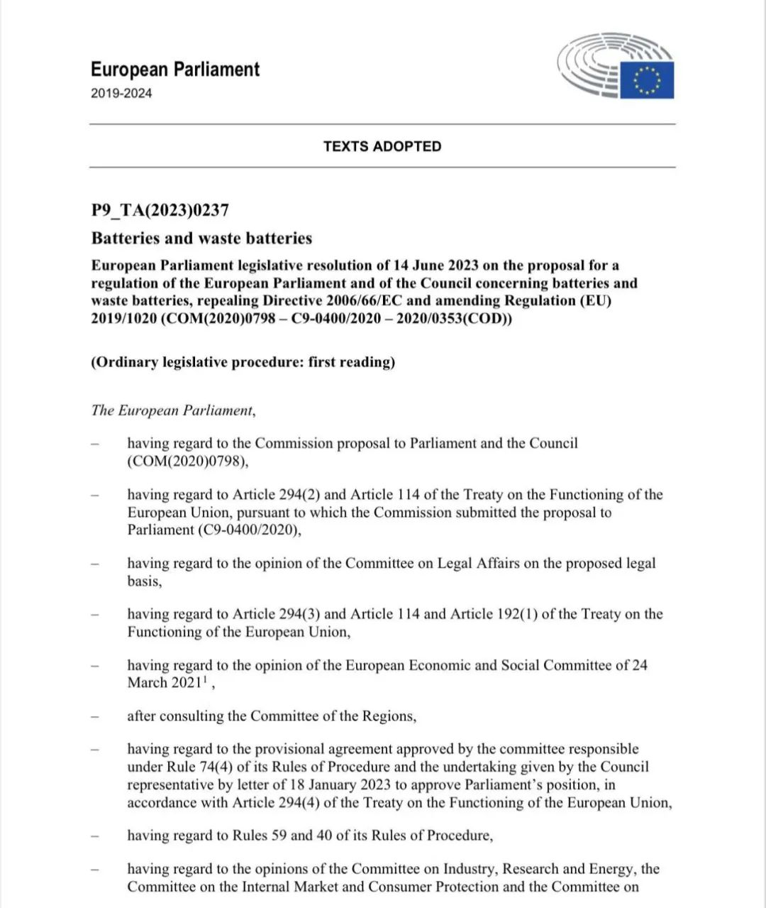 EU battery law comes into effect! - iNEWS