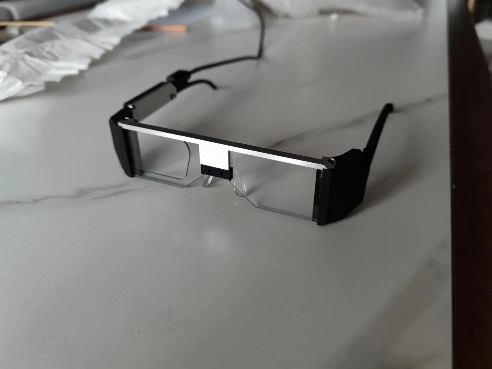 DIY Optical Waveguide AR Glasses iNEWS