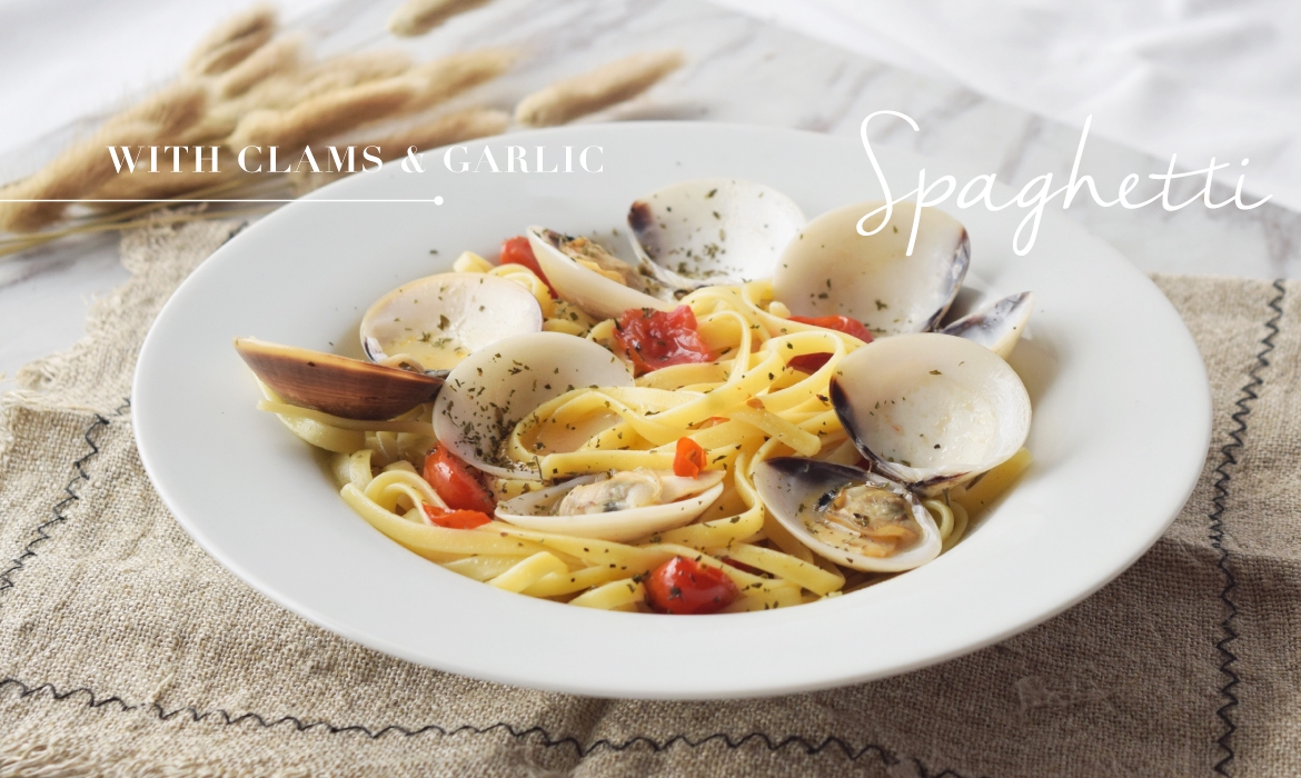 Spaghetti with Clams and Garlic Pesto, Fresh and Delicious iNEWS
