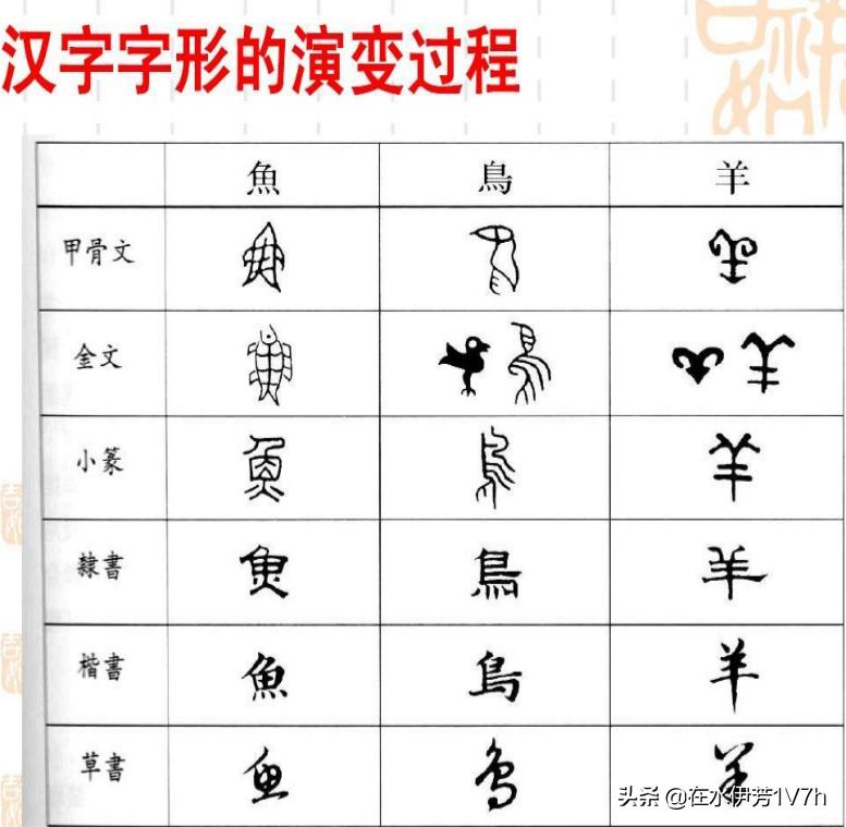 汉字的演变 资讯咖