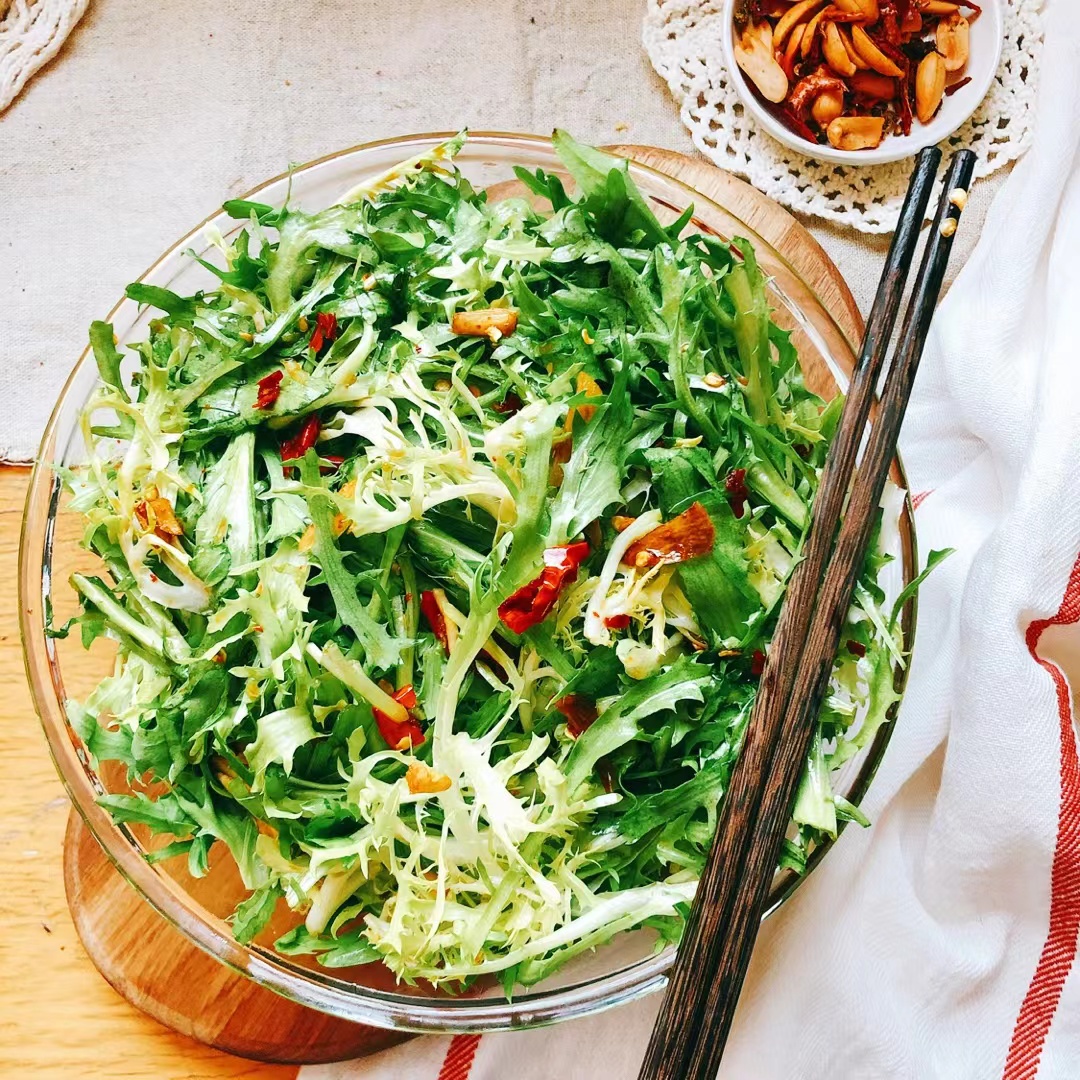 Simple And Delicious Cold Salad With Bitter Chrysanthemum And Fragrance Inews