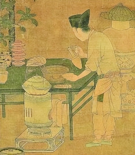 Guests come to drink tea on a cold night. Tea has the life attitude of ...