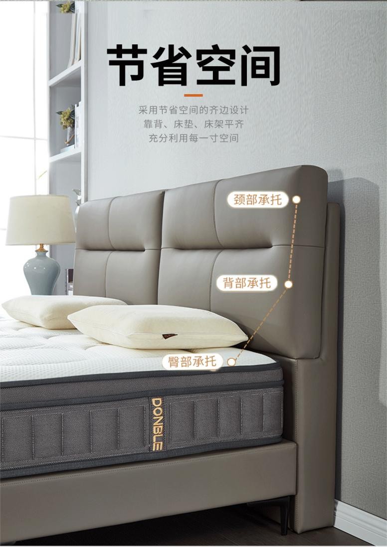 Choose a bed like this for a small bedroom, it looks good and doesn't