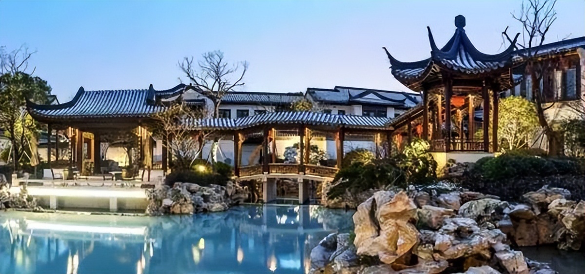 Suzhou Peach Blossom Garden, the beauty of garden-style architecture ...