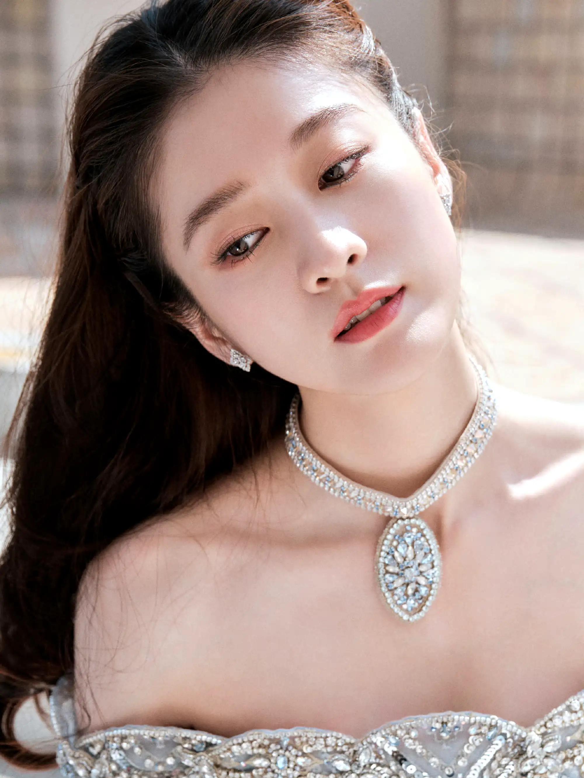 Zhang Xueying Sparkling Diamond Dress Imedia