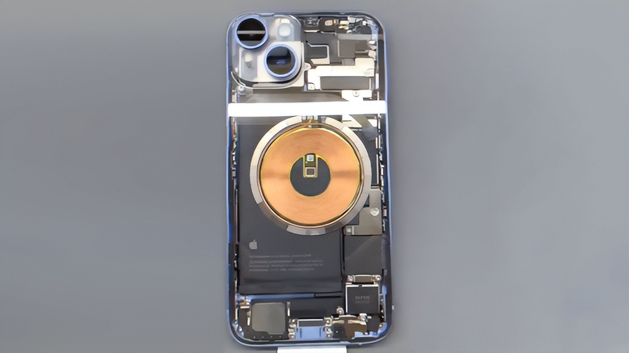 Iphone Modified Netizens modified the transparent version of iPhone 14, the parts are ...