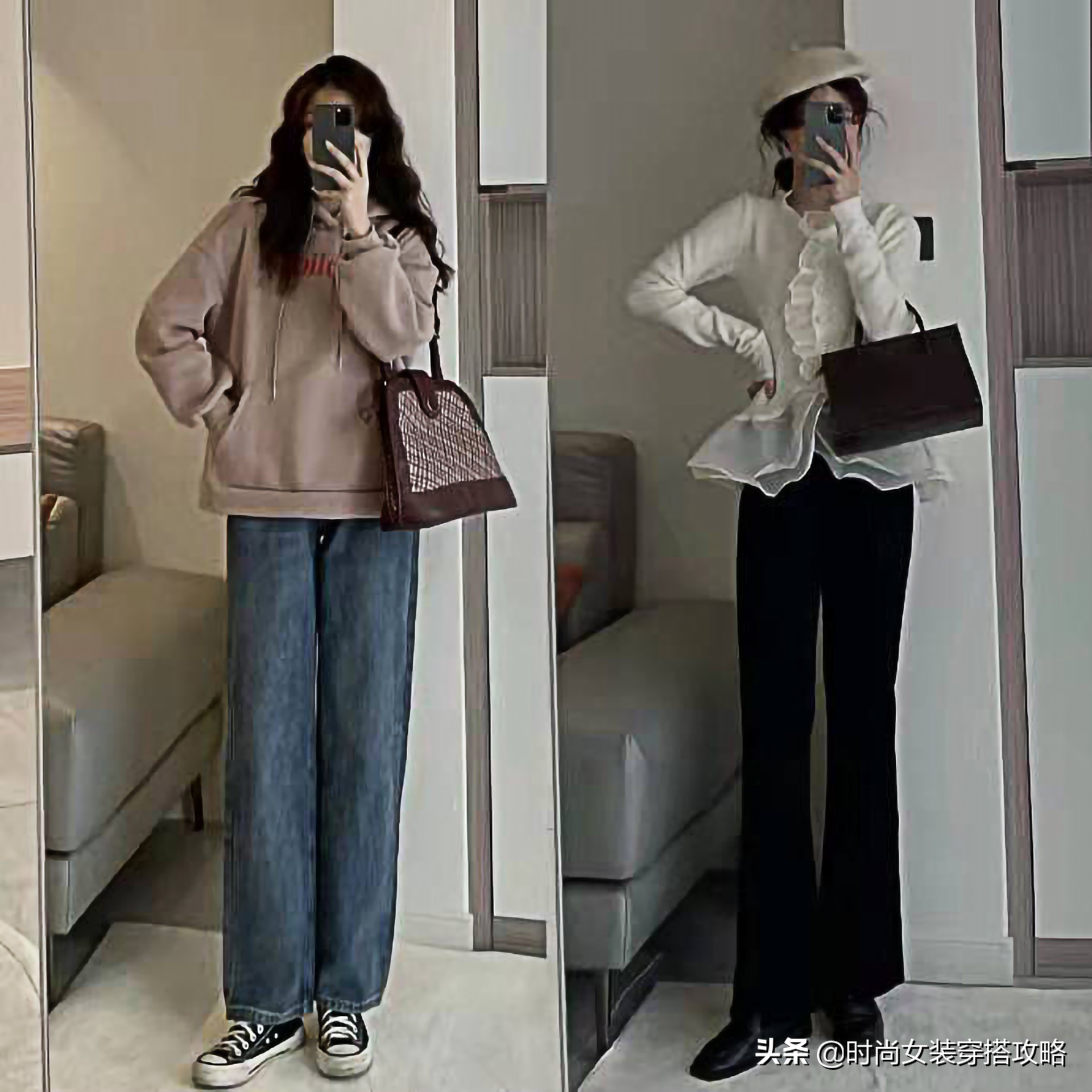 Miss sister's daily wear and commuting style, simple and generous ...