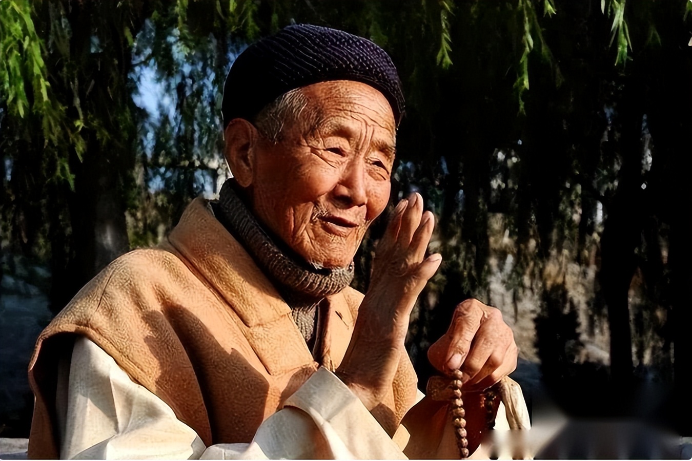 The 112-year-old Haixian old monk once taught tigers and monkeys to ...