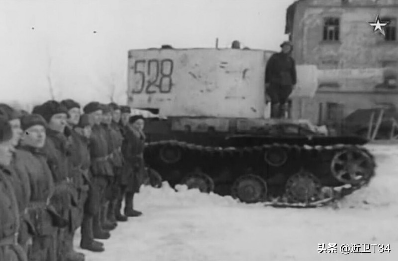 The battle history of the 528 KV-2 heavy tank of the Leningrad Front of the Soviet Union