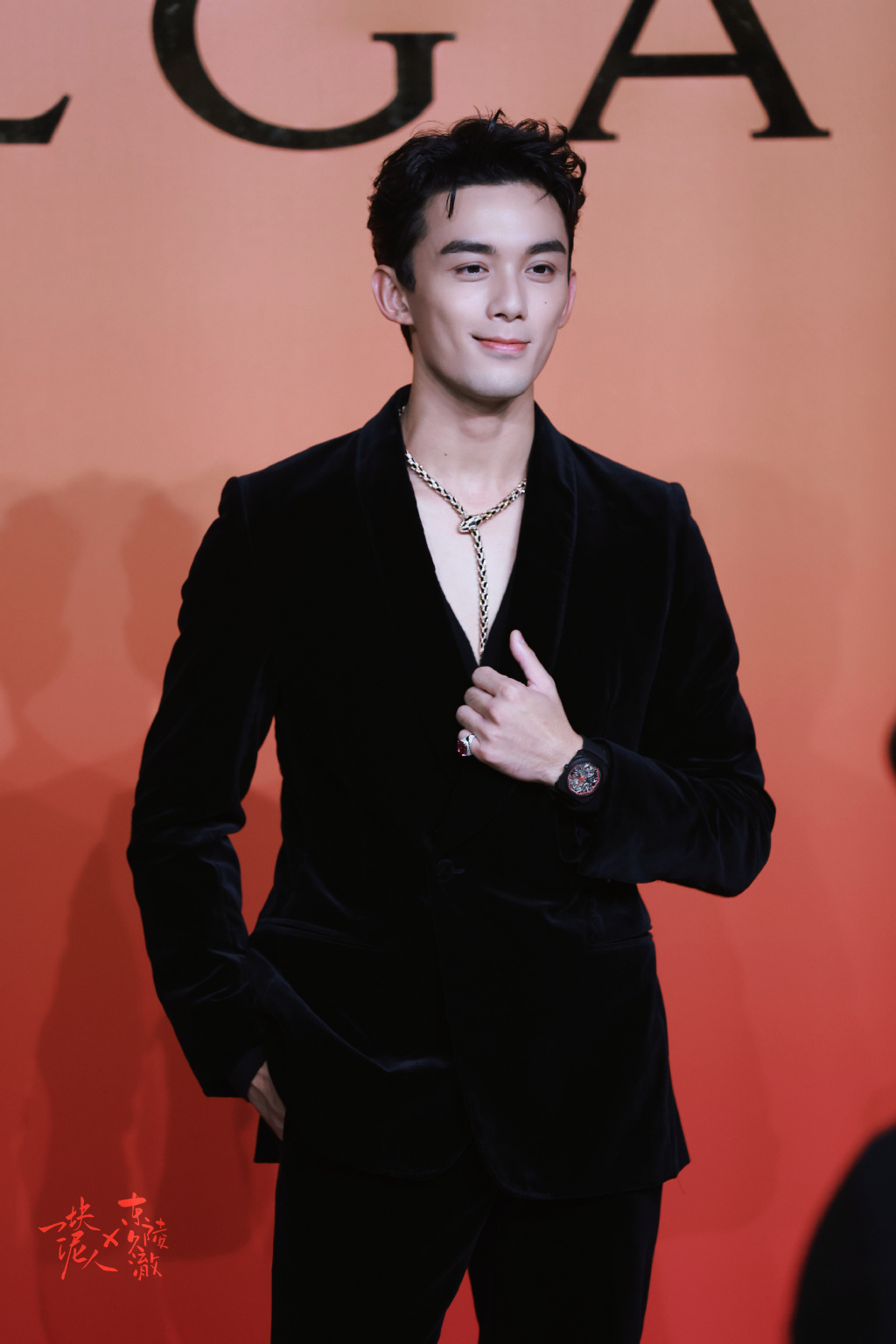 BVLGARI Bulgari brand activity Zhao Lusi Wu Lei Yang Yang black and ...