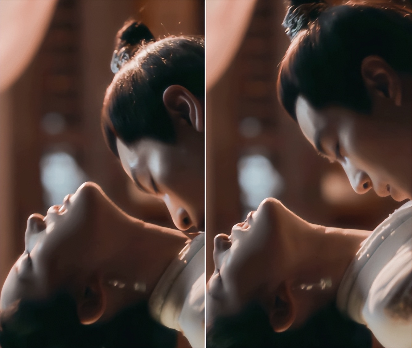 Chen Xiao and Liu Yifei's kiss scene "Bombing Circle", those "senior ...