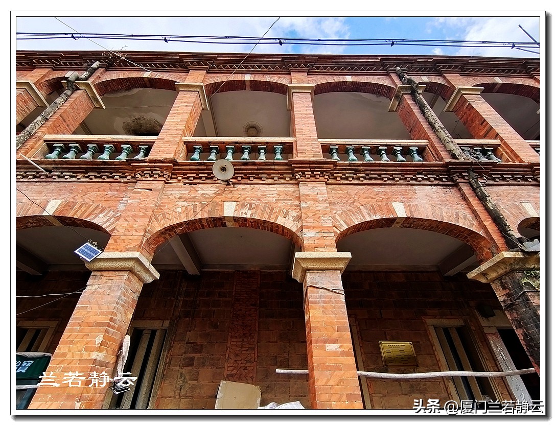 The red brick ancient houses in Dongyuan Village, Xiang'an, Xiamen ...