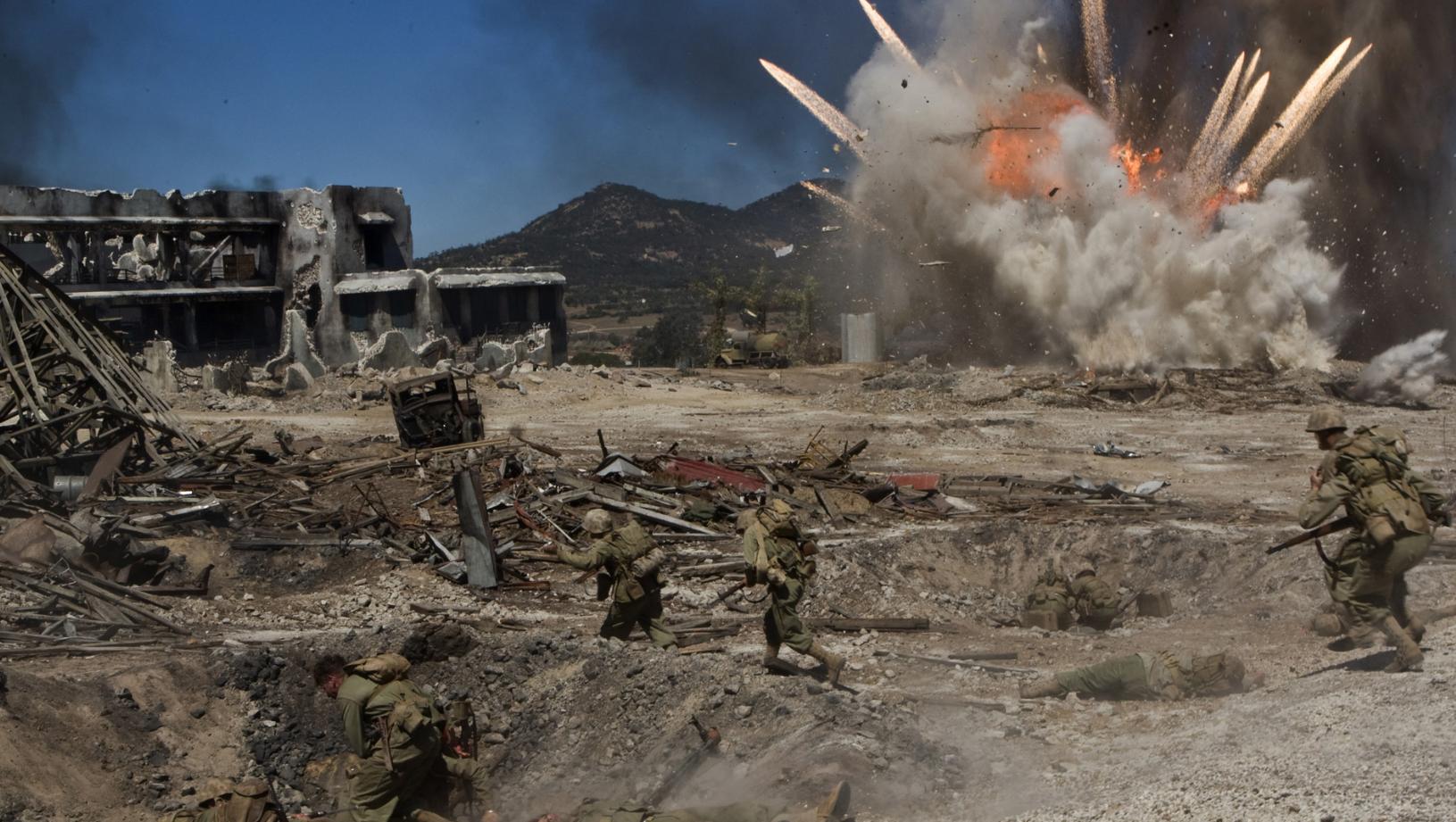 N brush this HBO World War II American drama, the most expensive World ...