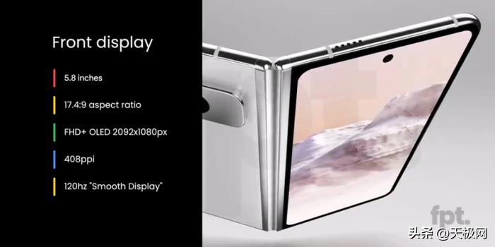 First Foldable Screen Google's first folding screen is late but arrived? Slightly more slots ...